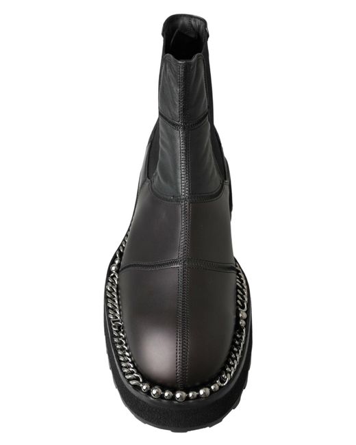 Dolce & Gabbana Black Chelsea Boots for men