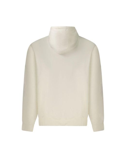 Guess White Bianco Cotton Men's Hoodie for men