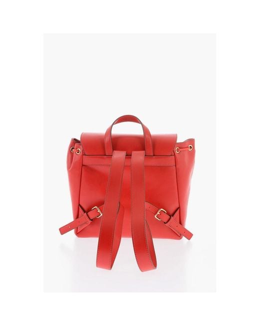 Moschino Red Polyethylene Backpack