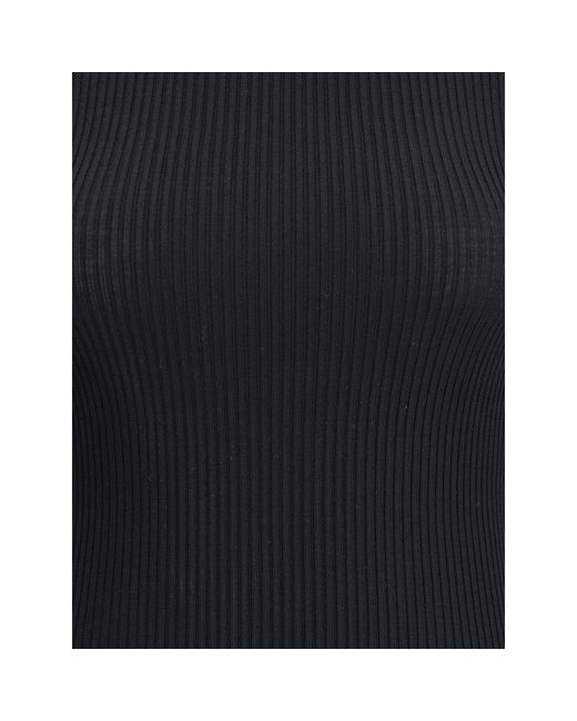 Wolford Black Virgin Wool Long Sleeve Jersey