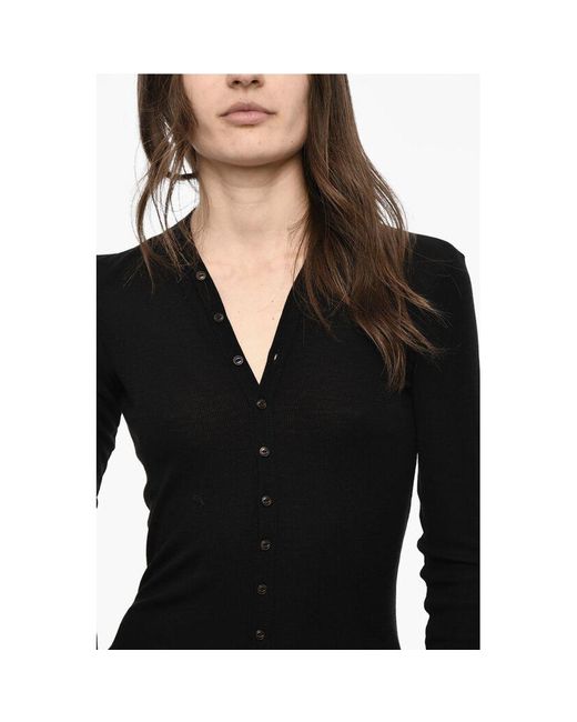 DSquared² Black Underwear Jumpsuit Pajama With Buttons