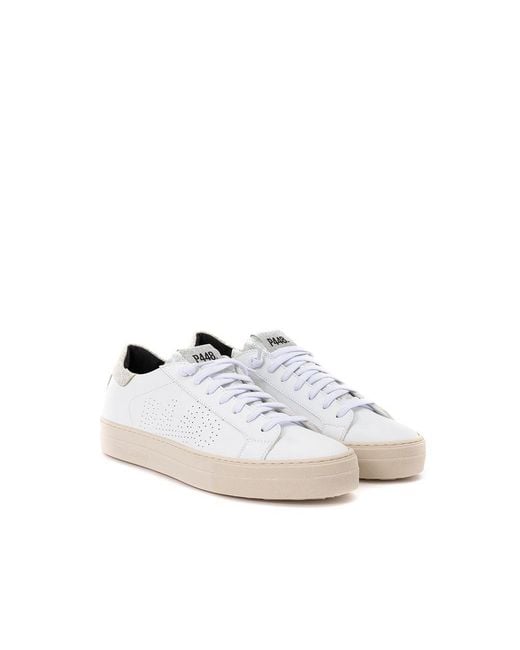 P448 John Sneakerwhitebeige