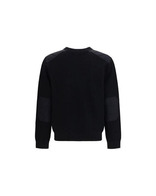 Moose Knuckles Black Nylon Sweatshirt for men