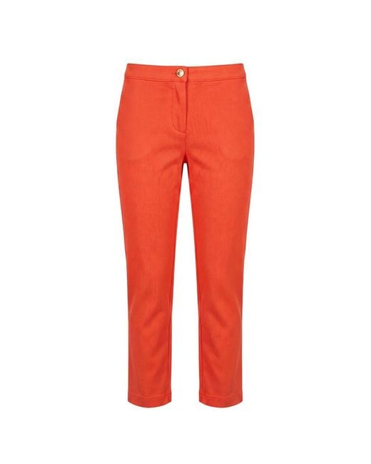 Trussardi Red Orange Cotton 's Pant