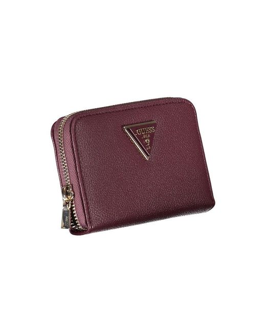 Guess Purple Elegant Multi-Compartment Wallet