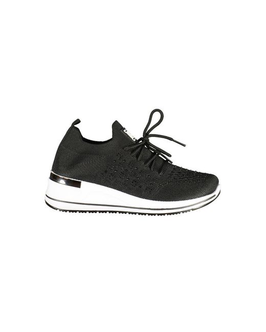 Laura Biagiotti Black Nero Polyester Sneaker