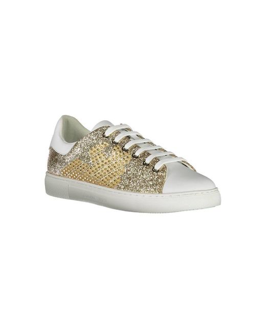 Emporio Armani Metallic Polyester Sneaker