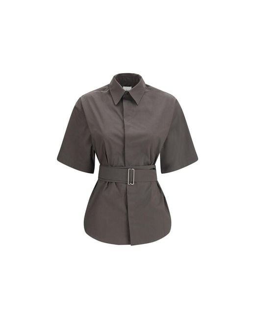 Sa Su Phi Gray Cotton Shortsleeve Shirt