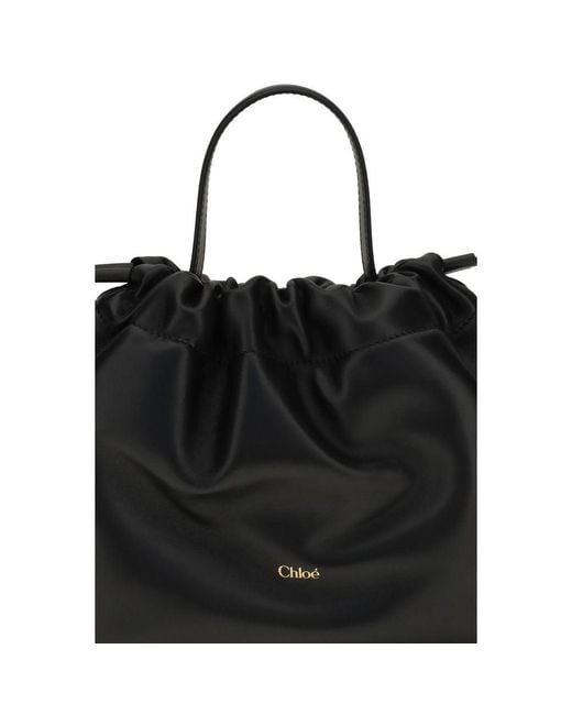 Chloé Black Lamb Ovis Aries Aries Shoulder Bag