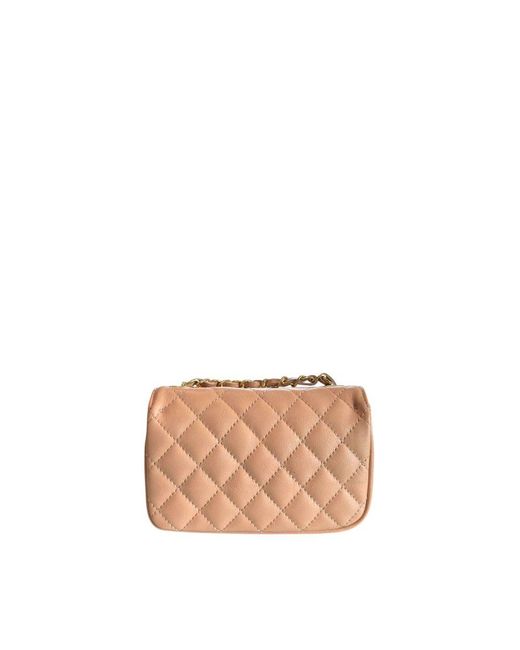 Baldinini Pink Leather Crossbody Bag