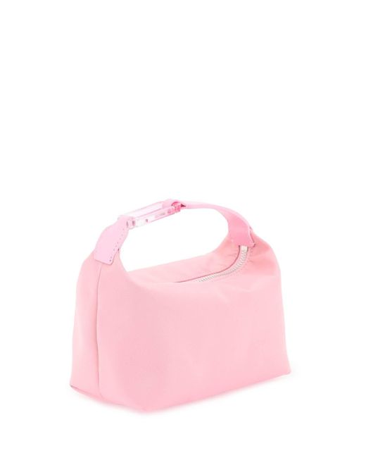 Eera Pink Eera Satin Mini Moon Bag