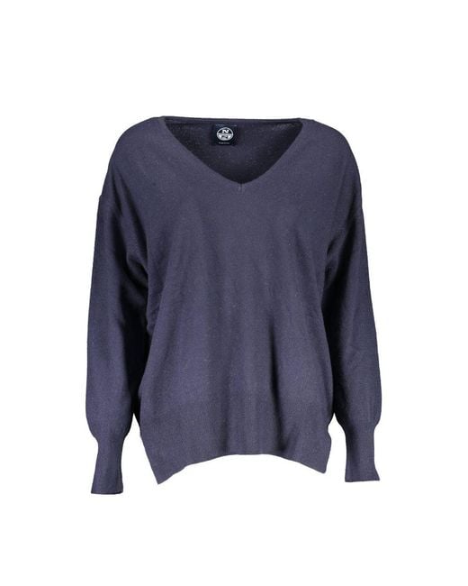 North Sails Blue Wool Sweater