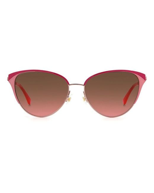 Kate Spade Red Multicolor Metal Sunglasses for men