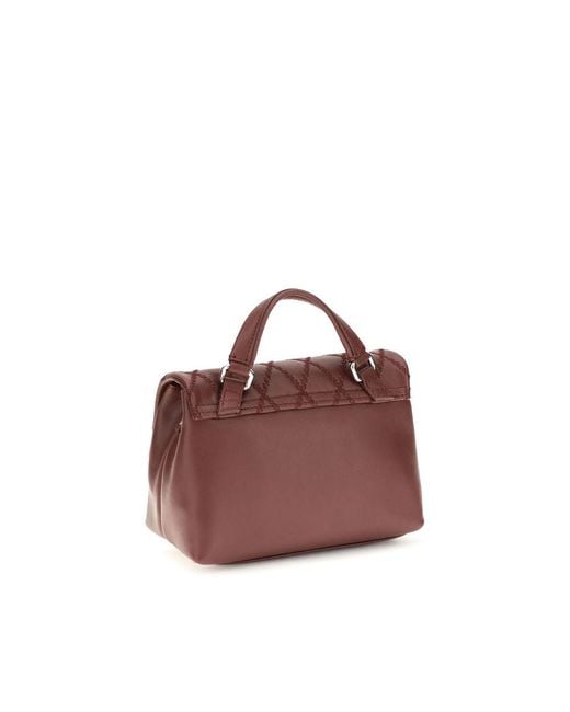 Zanellato Brown Multicolor Calf Leather Bos Taurus Handbag