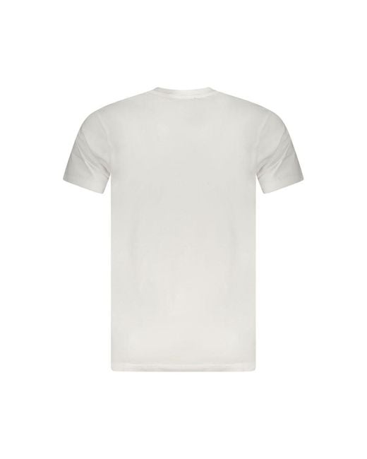 Roberto Cavalli White Cotton T-Shirt for men