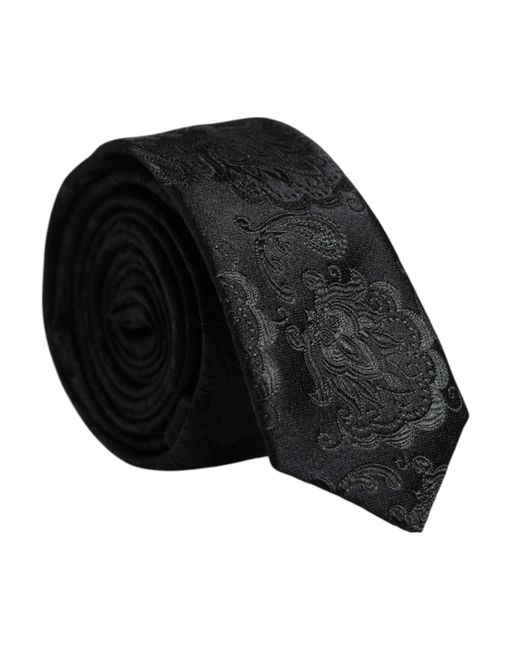 Dolce & Gabbana Navy Blue Floral Slim Adjustable Neck Papillon Men  Bow Tie main image 1