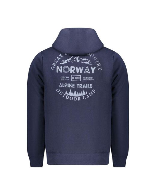 Norway 1963 Blue Cotton Sweatshirt for men