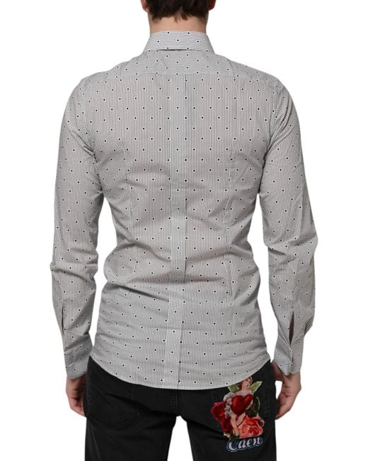 Dolce & Gabbana Gray Formal Shirts for men