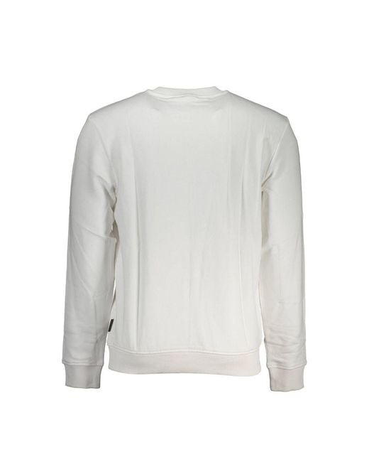 Napapijri Gray Cotton Sweater for men