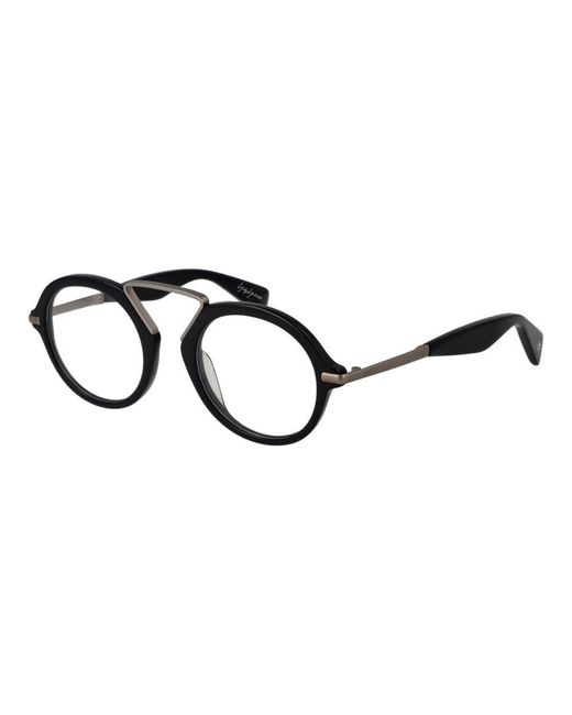 Yohji Yamamoto Black Plastic Glasses (Frames) for men