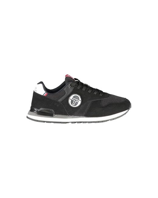 Sergio Tacchini Black Polyester Sneaker for men