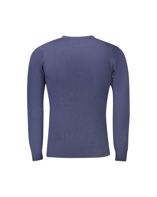 Roberto Cavalli Blue Viscosa Sweater for men