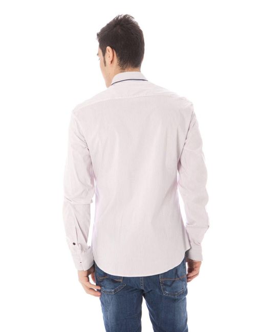 CoSTUME NATIONAL White Cotton Shirt for men