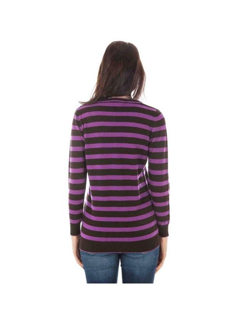 Fred Perry Purple Wool Sweater for men