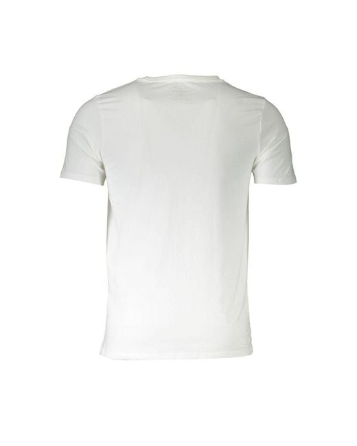 Aeronautica Militare White Cotton T-Shirt for men