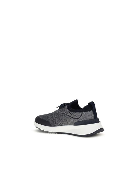 Brunello Cucinelli Blue Sneakers for men