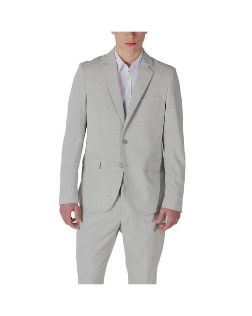 Antony Morato Gray Polyester Blazer for men