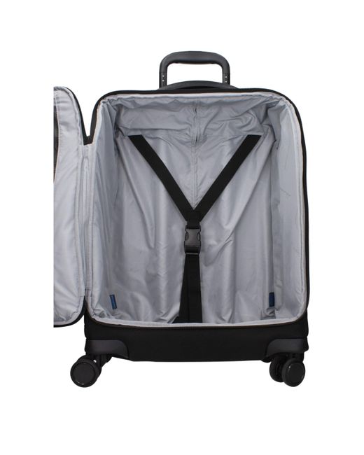 Piquadro Black Fabric Luggage And Travel for men