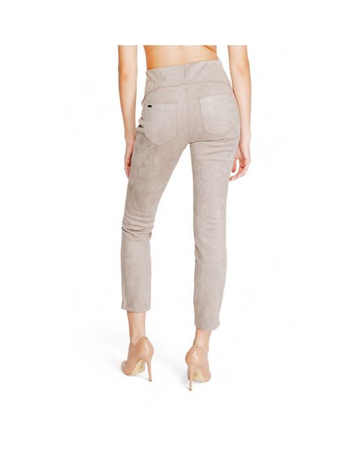 Street One Natural Gray Polyester Leggings
