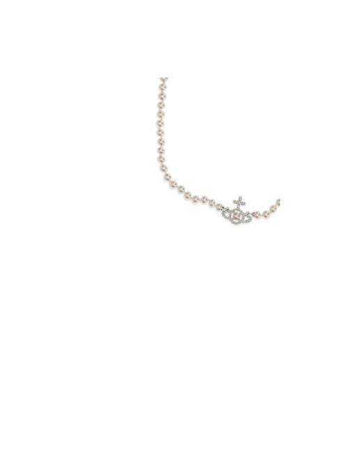 Vivienne Westwood Metallic Silver Brass Necklace
