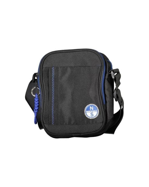 North Sails Gray Nero Polyester Mens Shoulder Bag for men