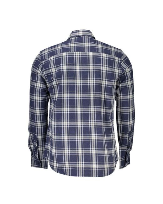 North Sails Blue Cotton Shirt for men