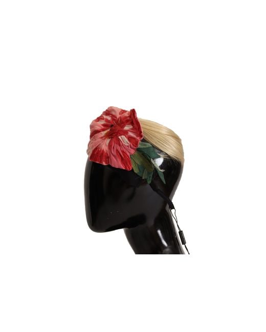 Dolce & Gabbana Black Elegant Silk-Blend Diadem Headband