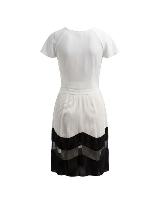 Trussardi White Polyester Dress