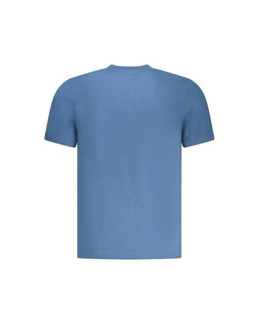 North Sails Blue Cotton Men's T for men