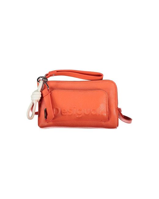Desigual Orange Polyethylene Handbag