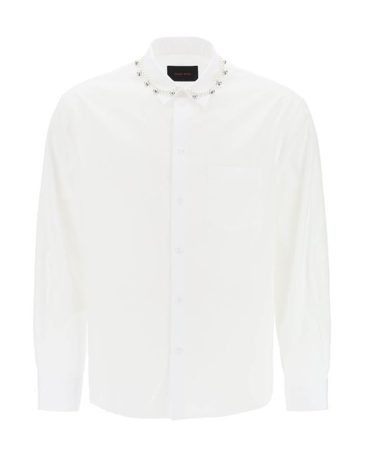 Simone Rocha White "Shirt With Pearls And Bells for men