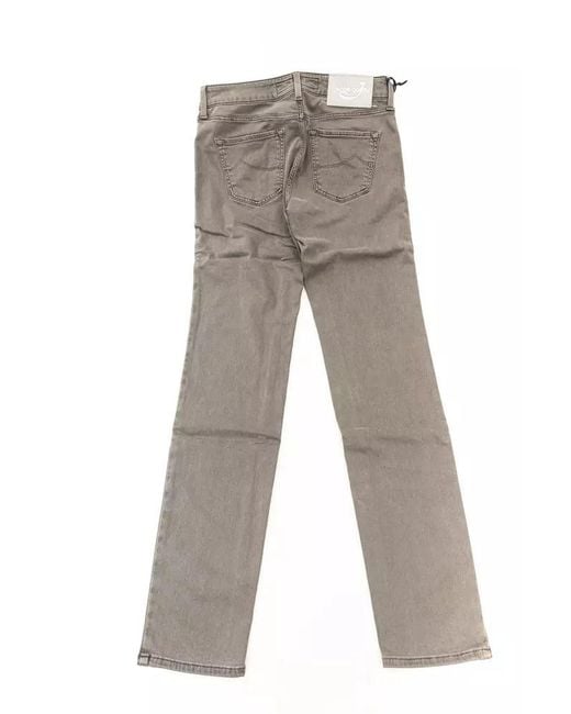 Jacob Cohen Gray Cotton Jeans