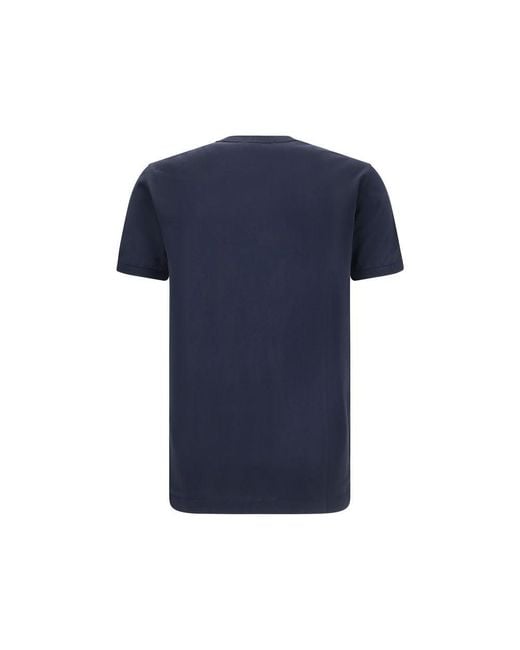 Dolce & Gabbana Blue Black Cotton T for men