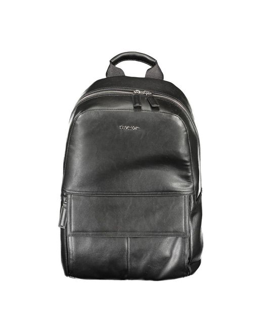 Calvin Klein Black Polyester Backpack for men