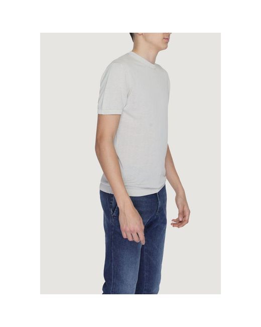 U.S. POLO ASSN. Blue Gray Cotton T for men