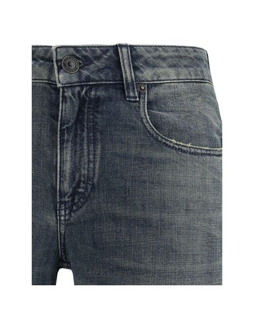 Balenciaga Blue Cotton Jeans Denim