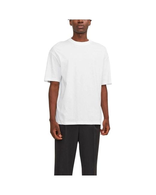 Jack & Jones White Cotton T for men