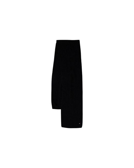 Tommy Hilfiger Black Cotton Beanie for men