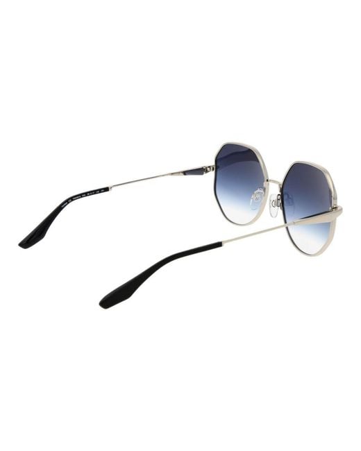 Trussardi Blue Metal Sunglasses