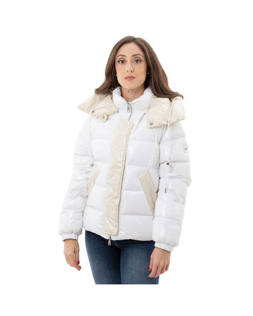 Add White Polyamide Jackets & Coat